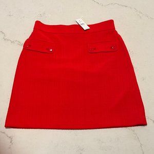 Loft Red Skirt NWT